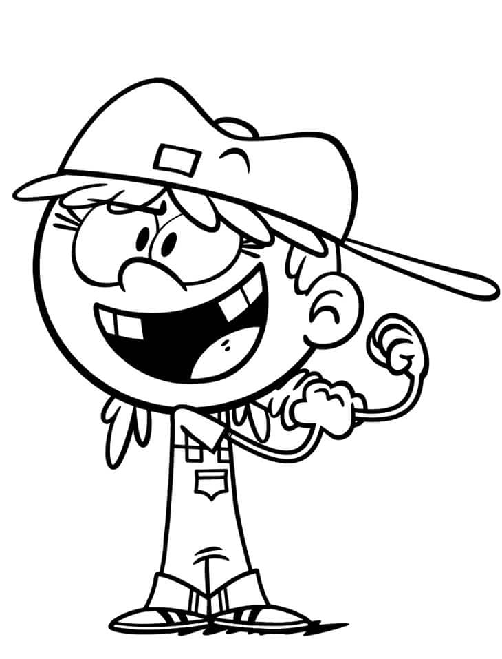 Yazdırılabilir The Loud House Görseli Boyama Sayfası