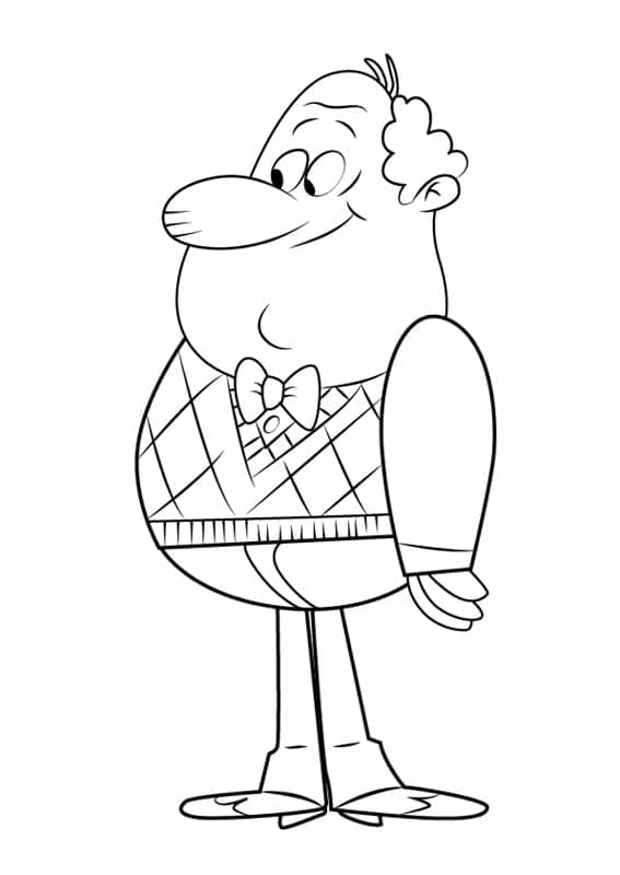 Yazdırılabilir The Loud House Resmi Boyama Sayfası