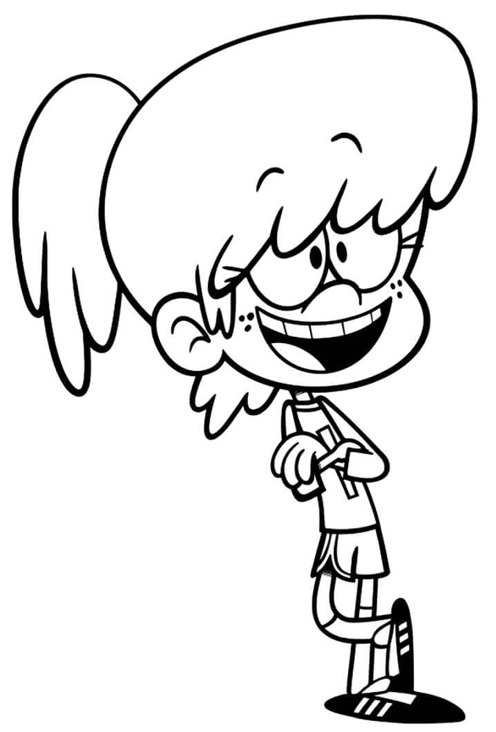 Yazdırılabilir The Loud House Boyama Sayfası