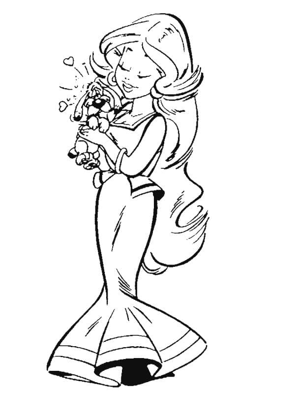 6 Yaş Çocuklar İçin Asteriks ve Oburiks Boyama Sayfası