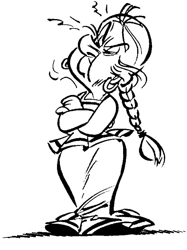 Asteriks ve Oburiks (2) Boyama Sayfası