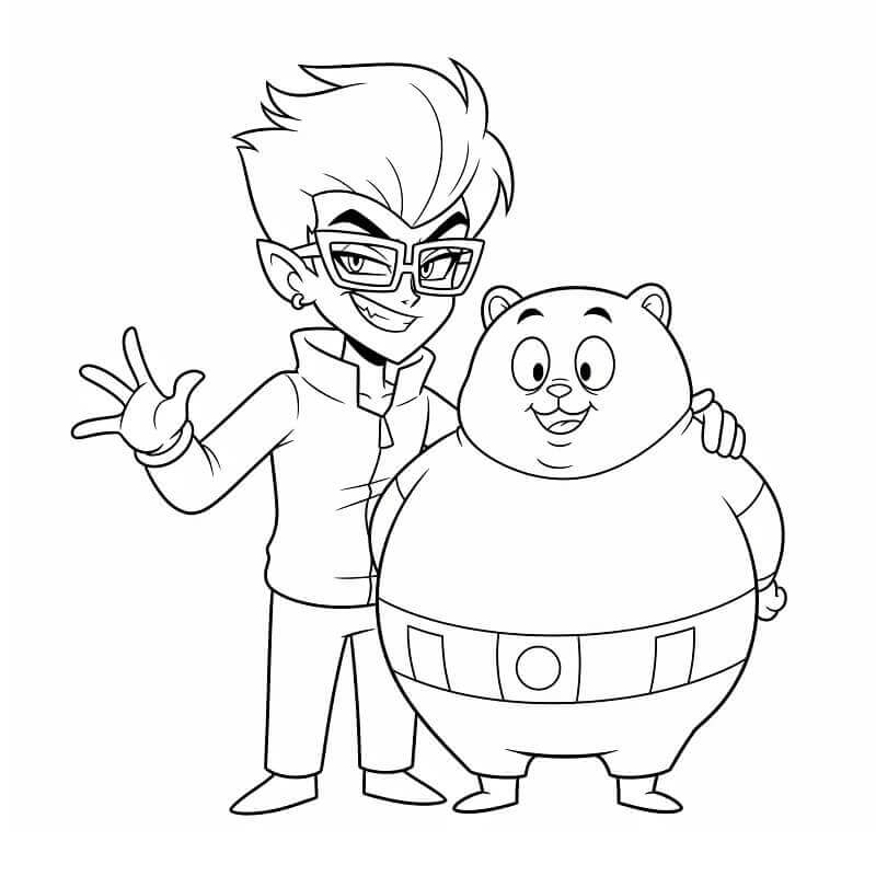 Bedava Yazdırılacak Hazbin Hotel Boyama Sayfası