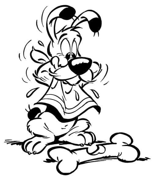 Çocuklar İçin Asteriks ve Oburiks Boyama Sayfası