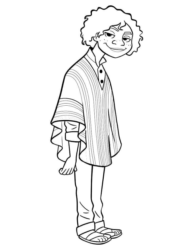 Çocuklar İçin Encanto Yazdırılabilir Boyama Sayfası