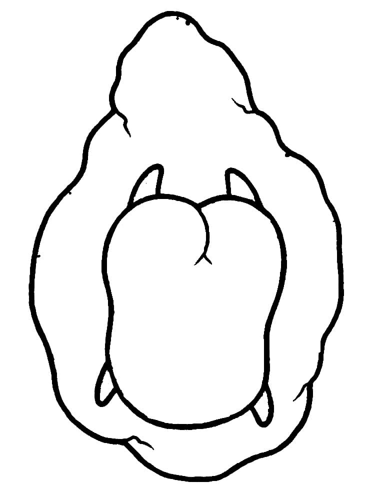 Çocuklar İçin Gudetama Yazdırılabilir Boyama Sayfası