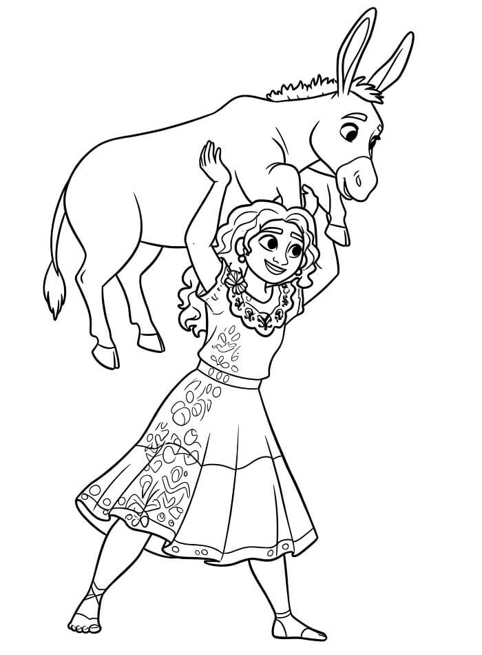 Encanto (3) Boyama Sayfası