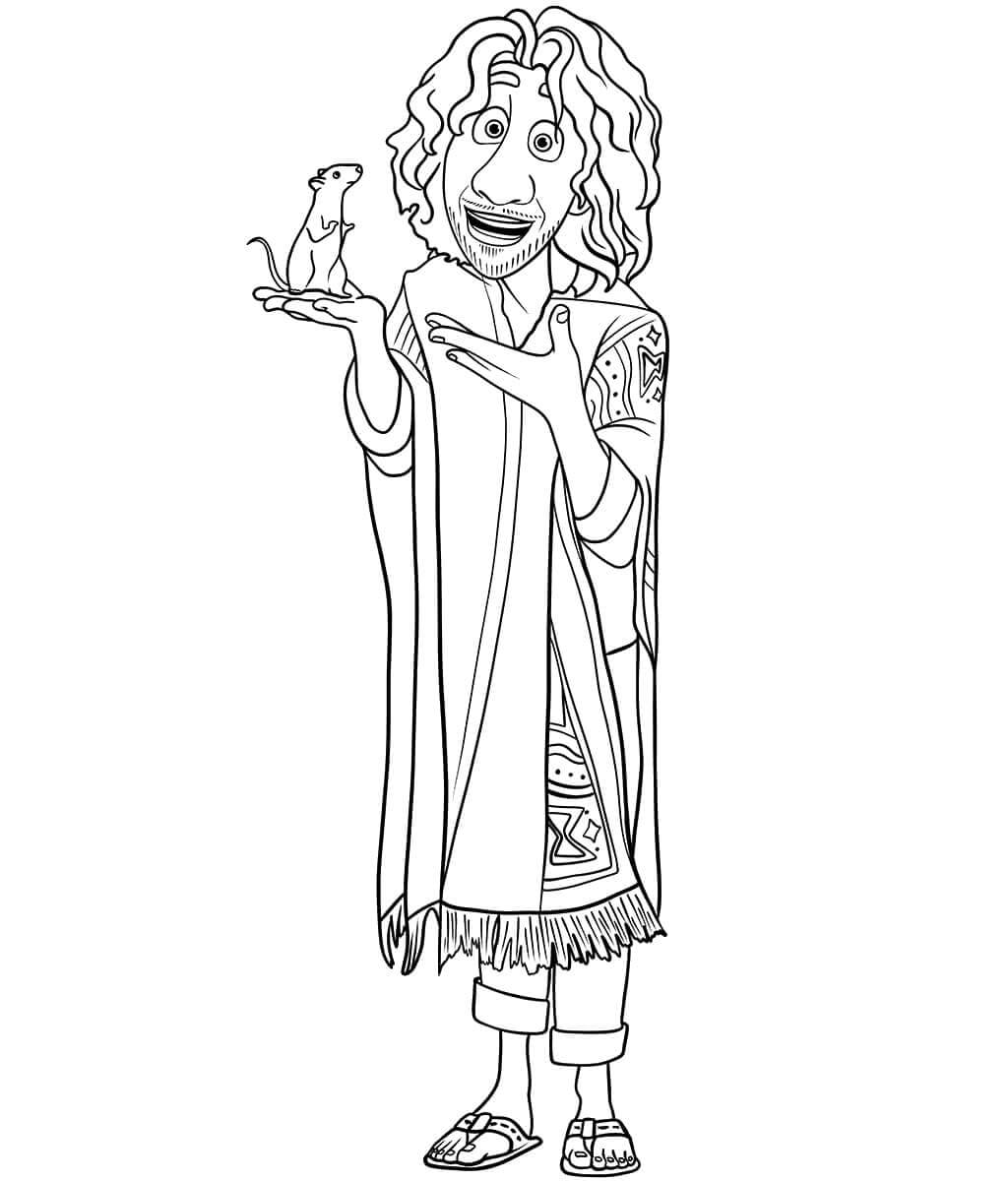 Encanto Ücretsiz Resmi Boyama Sayfası