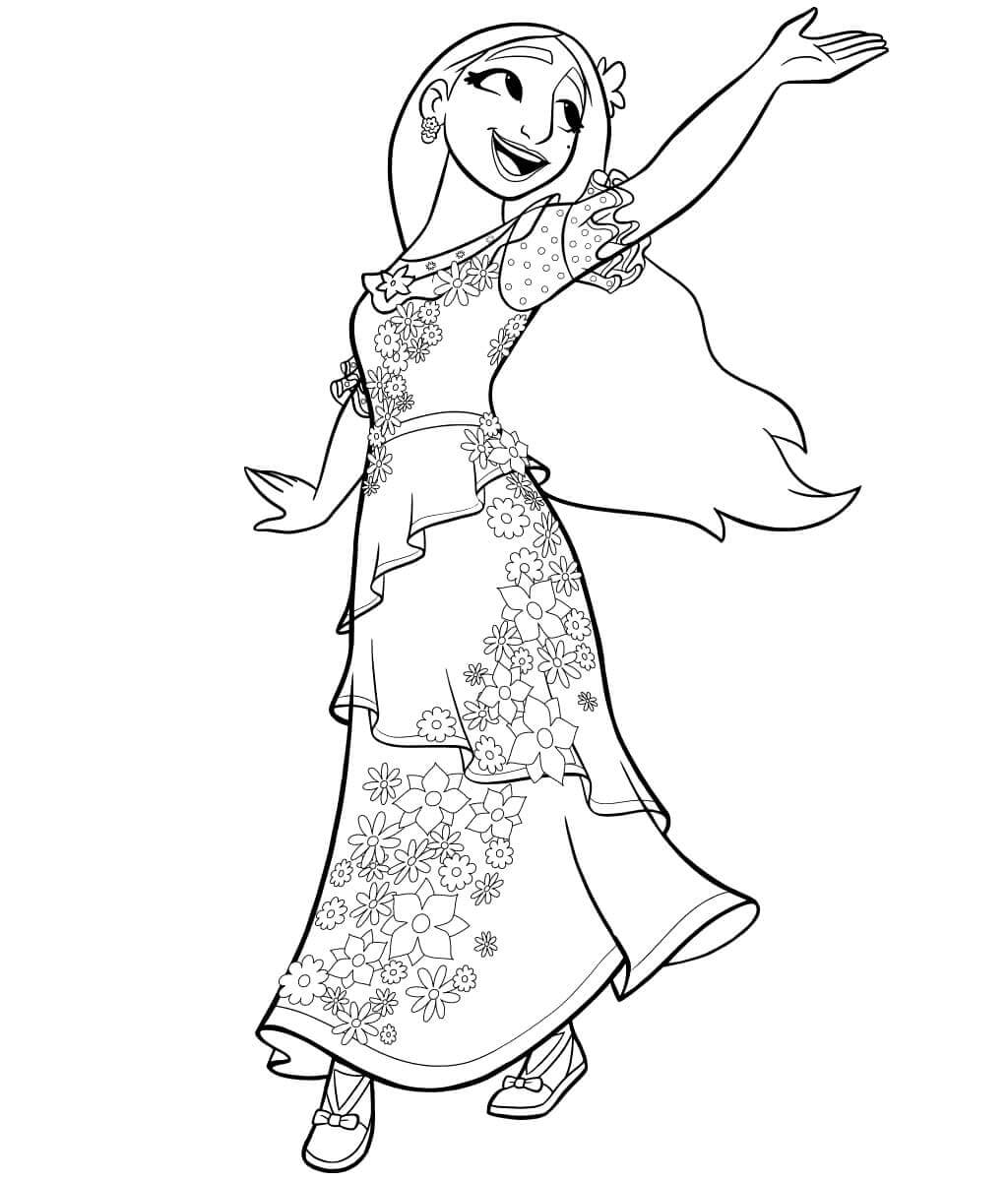 Encanto Ücretsiz Boyama Sayfası