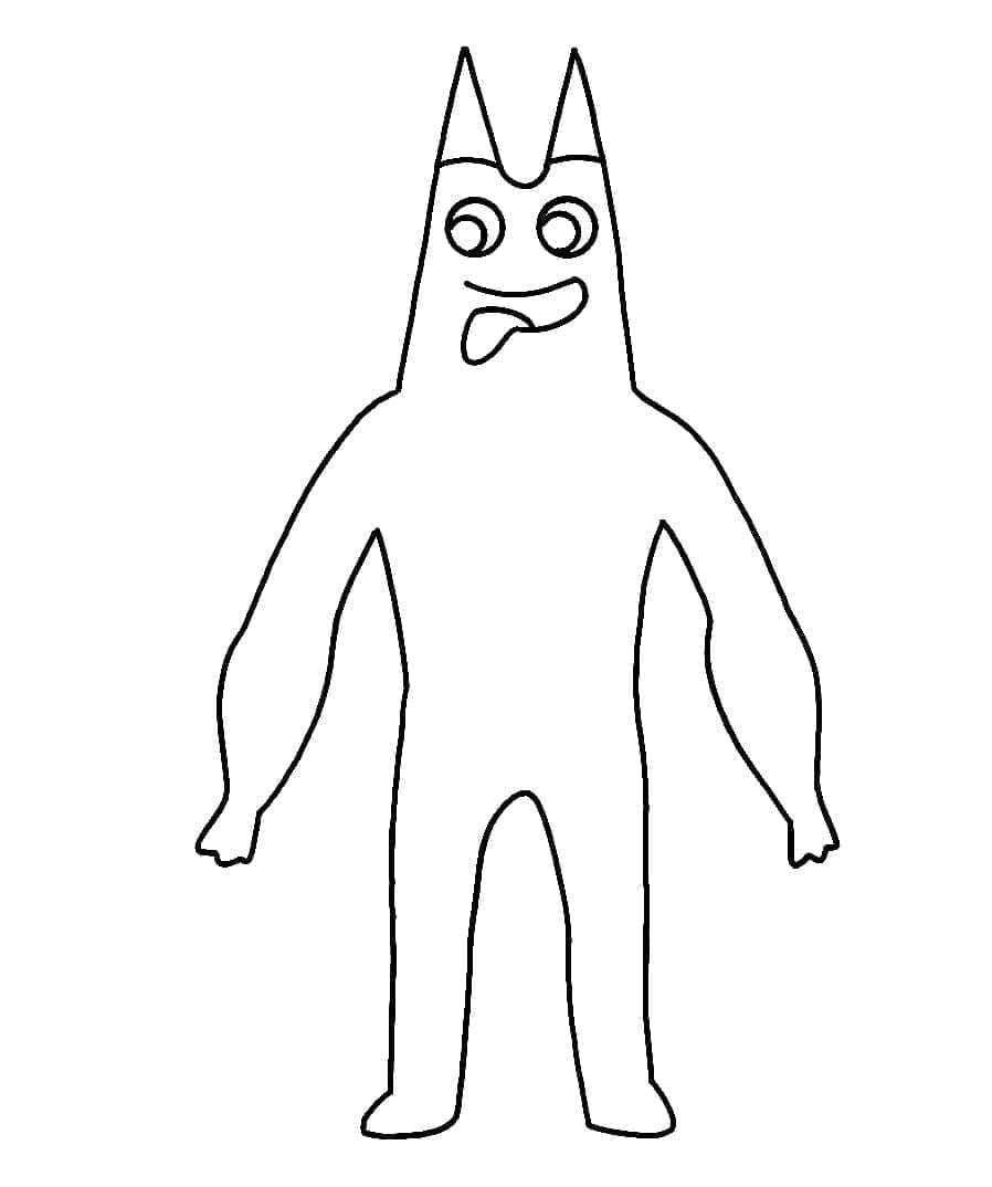 Garten of Banban 2 Yaş Çocuklar İçin Boyama Sayfası