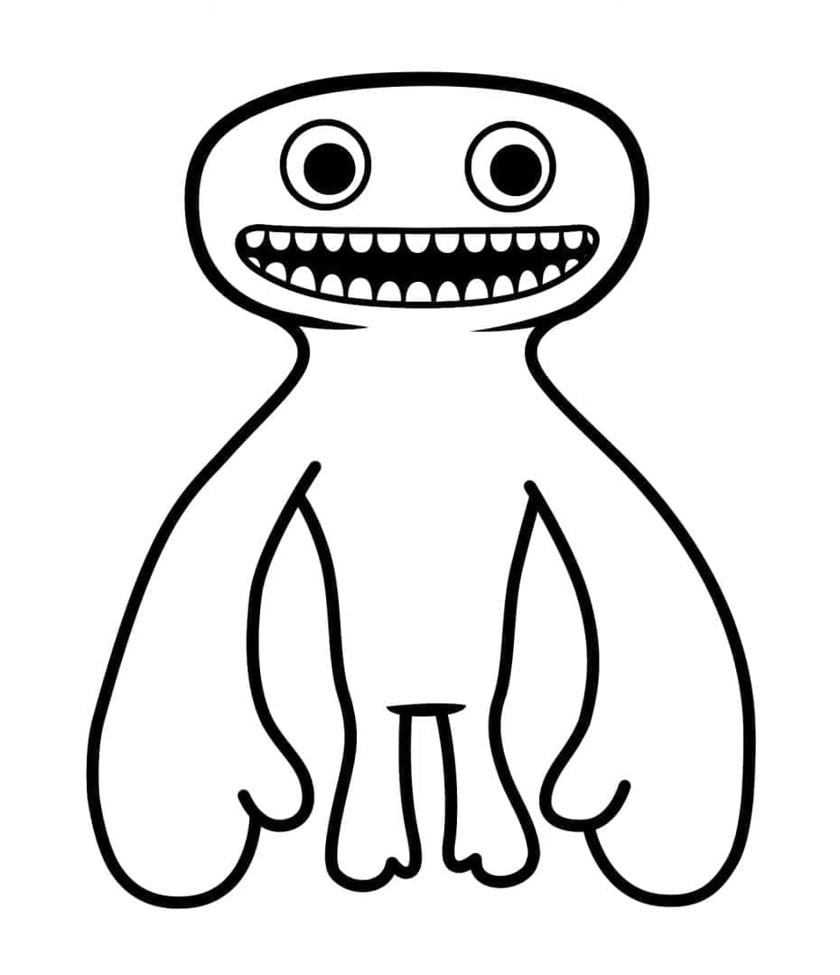 Garten of Banban 6 Yaş Çocuklar İçin Boyama Sayfası