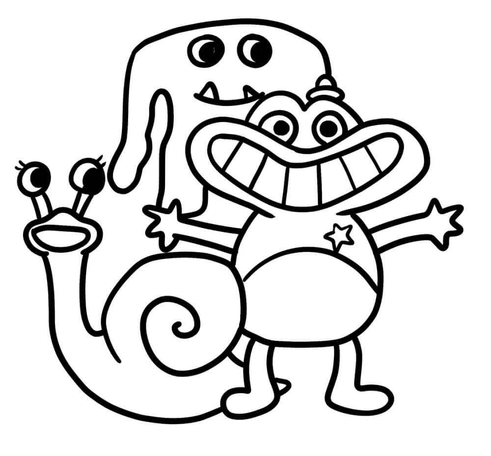 Garten of Banban Çocuklar İçin Boyama Sayfası