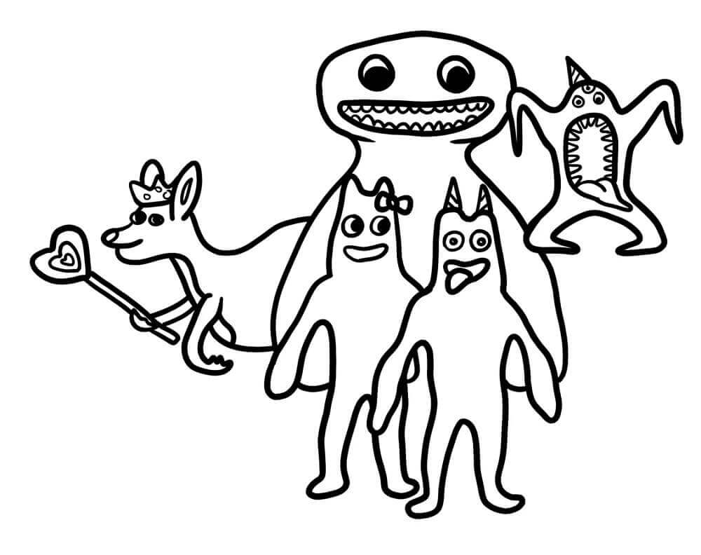 Garten of Banban Resim Boyama Sayfası