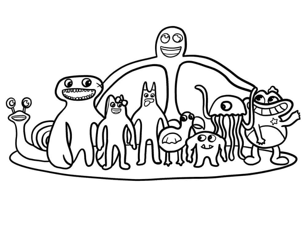 Garten of Banban Yazdır Boyama Sayfası