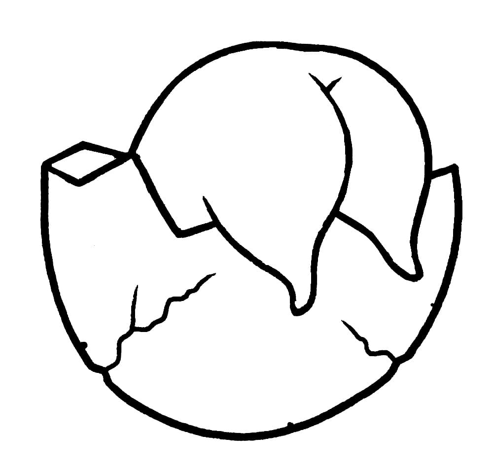 Gudetama Ücretsiz Resmi Boyama Sayfası