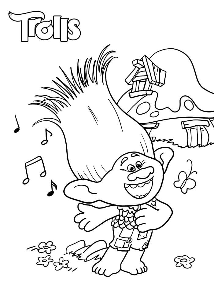 Güzel Troller Boyama Sayfası