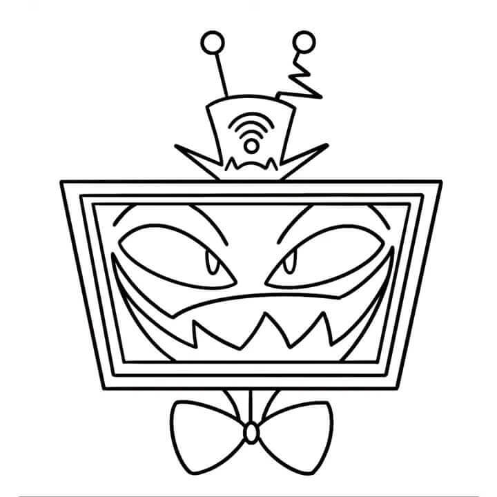 Hazbin Hotel (13) Boyama Sayfası