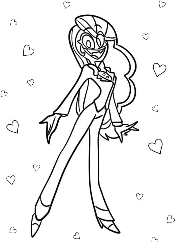 Hazbin Hotel (16) Boyama Sayfası