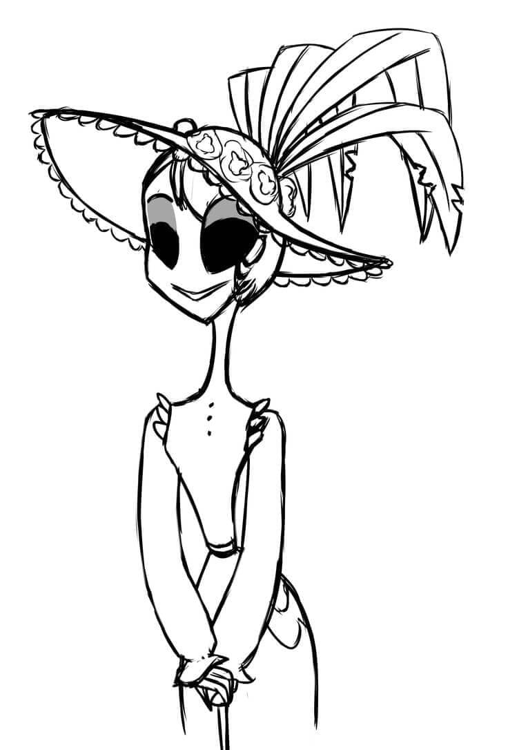 Hazbin Hotel (2) Boyama Sayfası