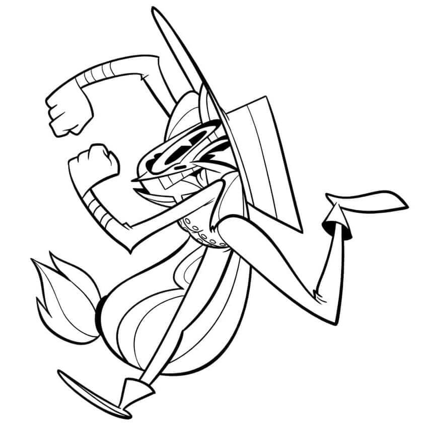 Hazbin Hotel (4) Boyama Sayfası