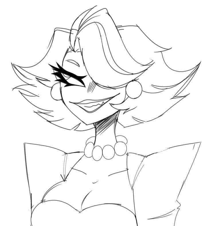 Hazbin Hotel (6) Boyama Sayfası