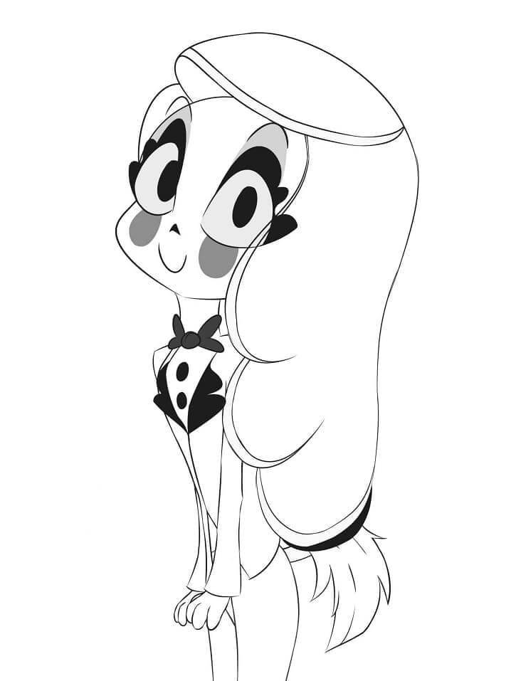 Hazbin Hotel Yazdırılabilir Ücretsiz Boyama Sayfası