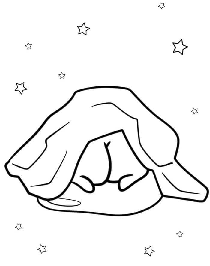 Hoş Gudetama Boyama Sayfası