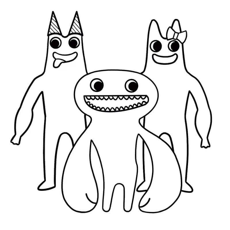 Kolay Garten of Banban Boyama Sayfası