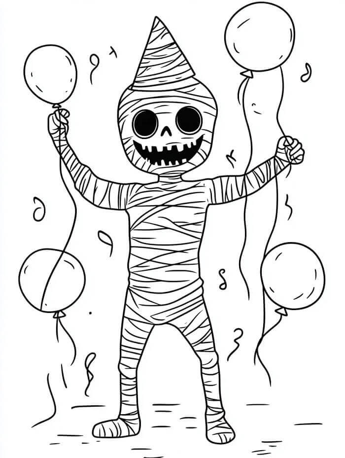 Kolay Mumya Boyama Sayfası