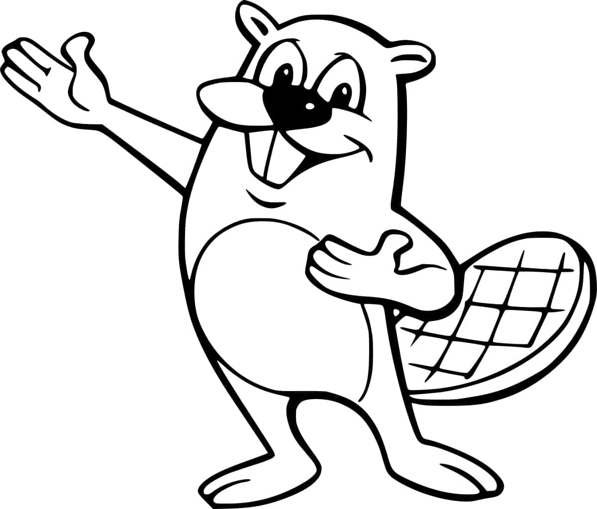 Kunduz 1 Boyama Sayfası