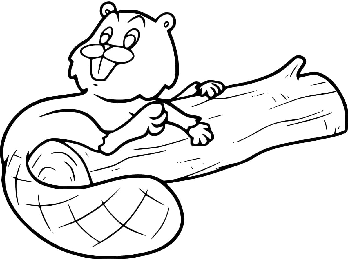 Kunduz Çocuklara Boyama Sayfası