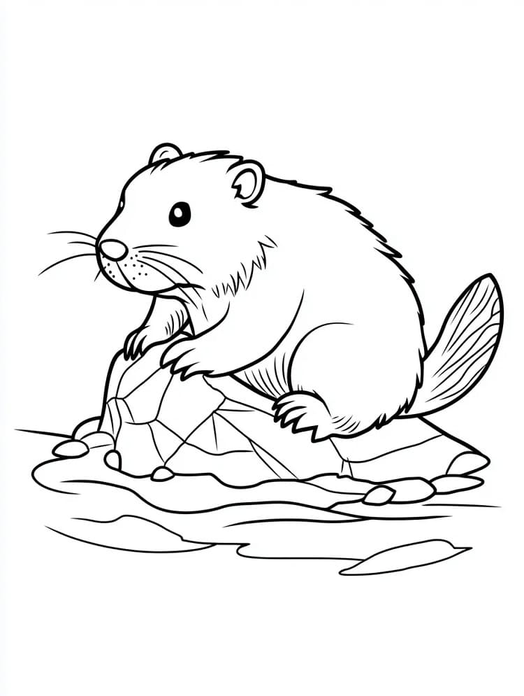 Kunduz Resim Boyama Sayfası