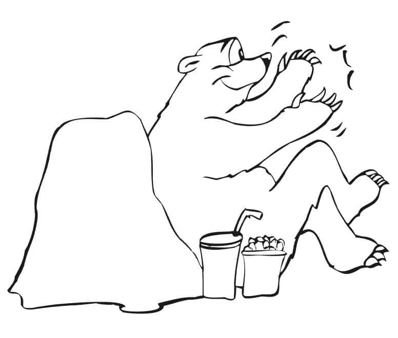 Kutup ayısı (6) Boyama Sayfası