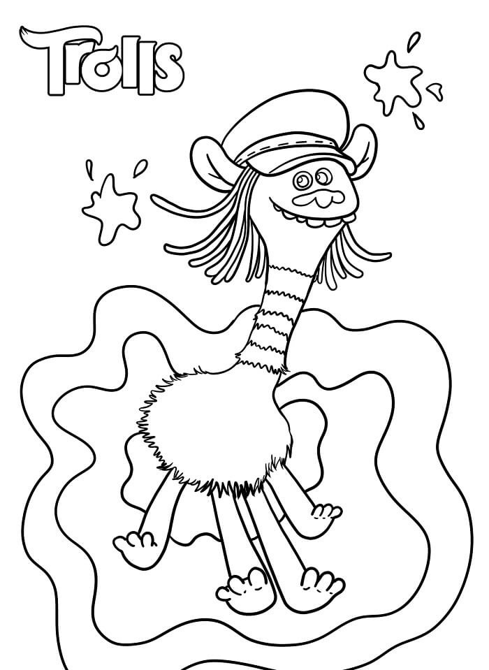 Muhteşem Troller Boyama Sayfası