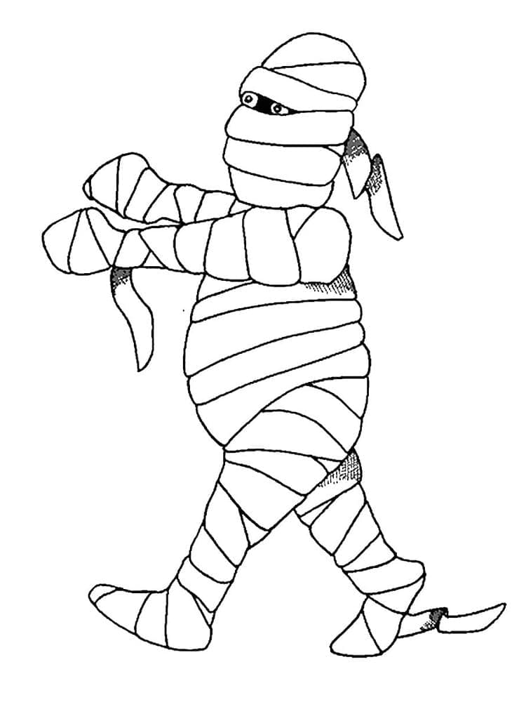 Mumya 2 Boyama Sayfası