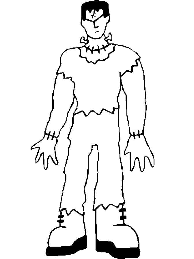 Normal Frankenstein Boyama Sayfası