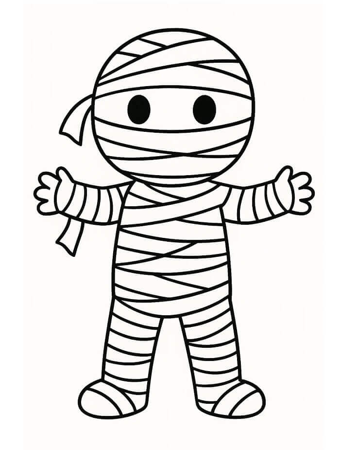 Normal Mumya Boyama Sayfası