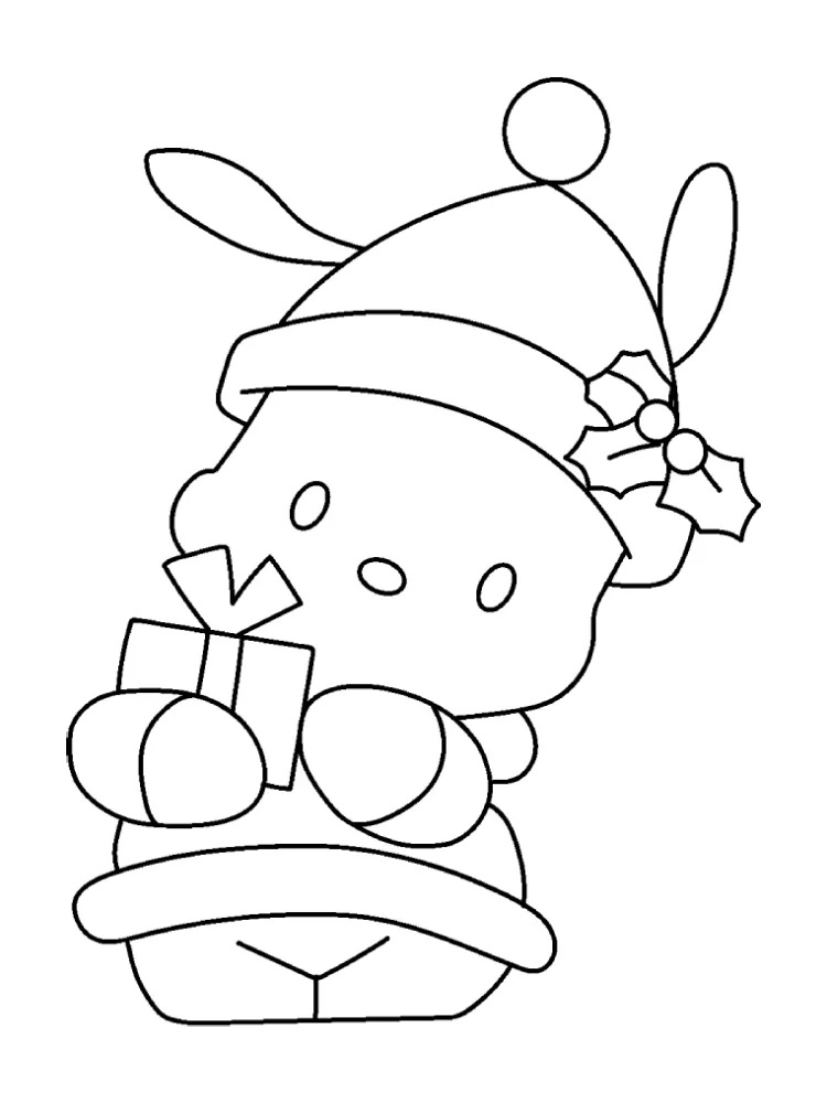 Sevimli Pochacco Boyama Sayfası