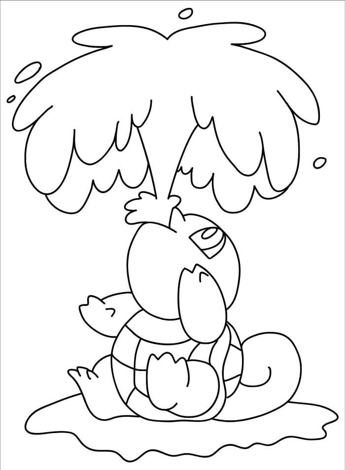 Squirtle (1) Boyama Sayfası