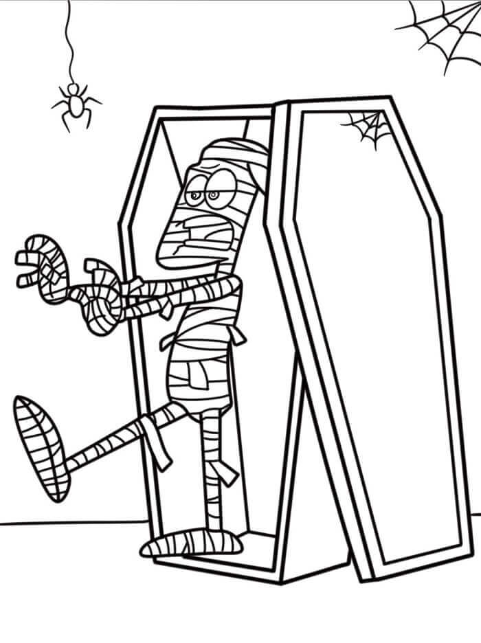 Tuhaf Mumya Boyama Sayfası