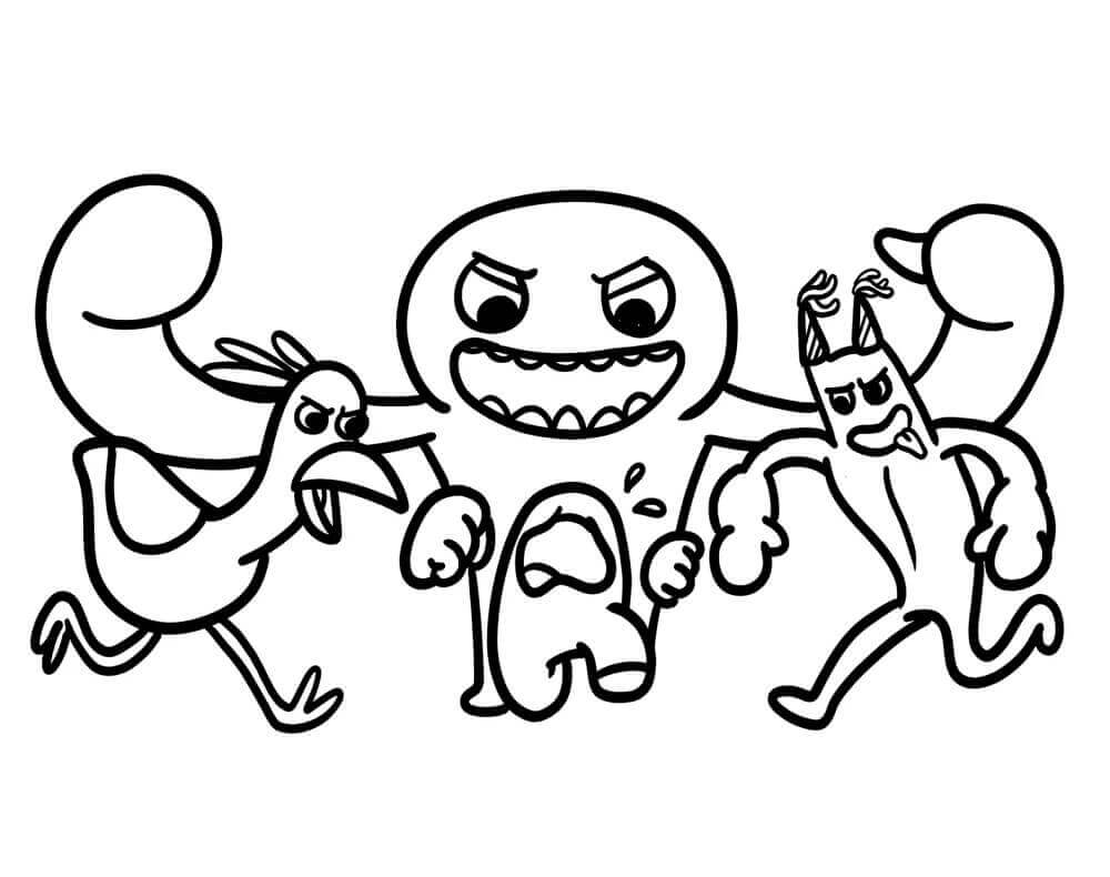 Ücretsiz Yazdırılabilir Garten of Banban Boyama Sayfası