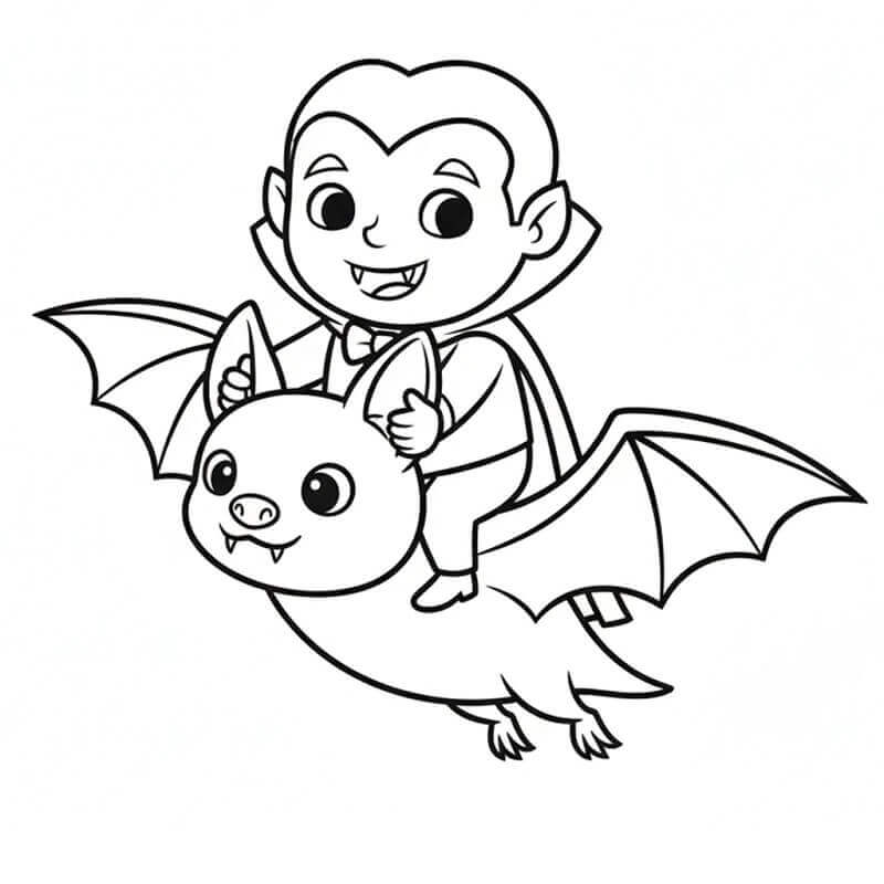 Vampir Ücretsiz Yazdırılabilir Boyama Sayfası