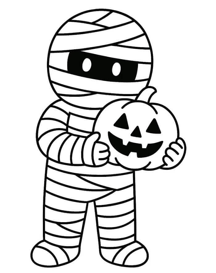 Yazdır Mumya Boyama Sayfası