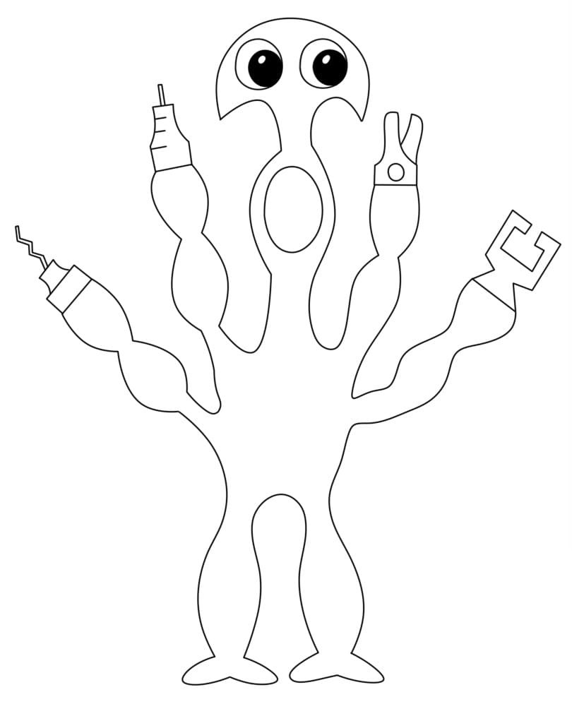 Yazdırılabilir Garten of Banban Bedava Boyama Sayfası