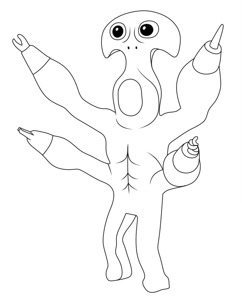 Yazdırılabilir Ücretsiz Garten of Banban Boyama Sayfası