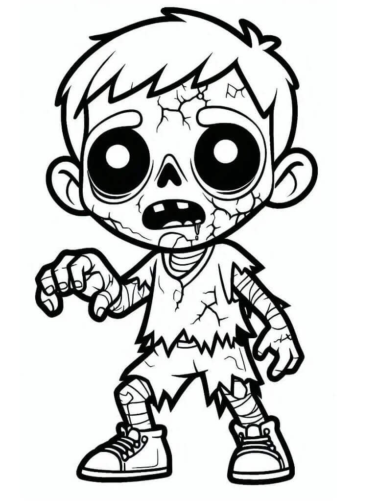 Zombi (2) Boyama Sayfası