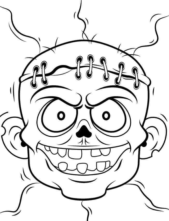 Zombi (3) Boyama Sayfası