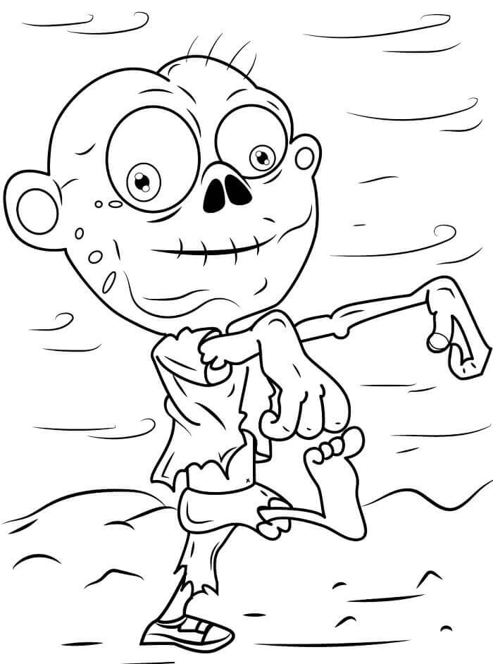 Zombi (5) Boyama Sayfası