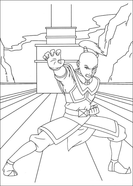 Avatar Son Havabükücü (20) Boyama Sayfası