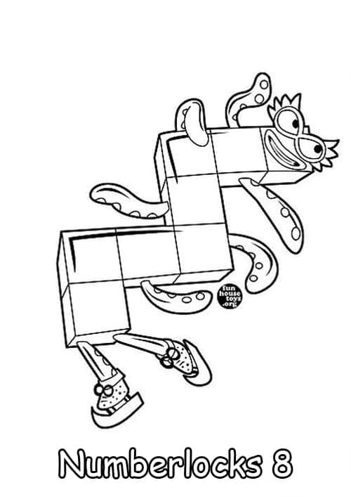 Boyama Numberblocks Boyama Sayfası