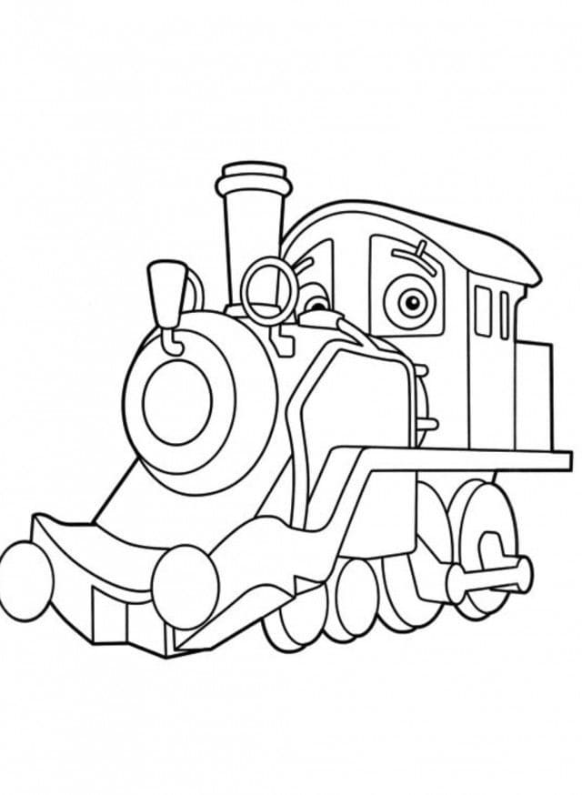 Chuggington Yazdırılabilir Çocuklar İçin Boyama Sayfası